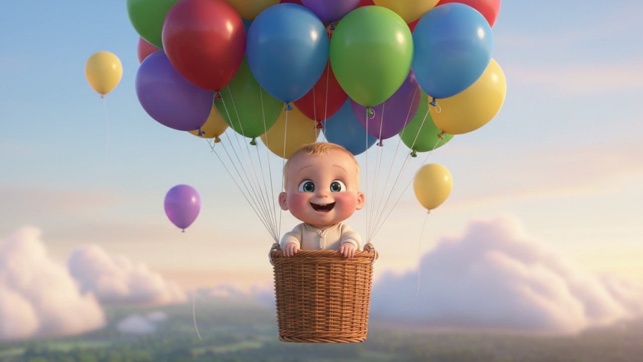 The Balloon Adventure 🎈✨  Fun Kids Learning Video  Preschool Educational Adventure