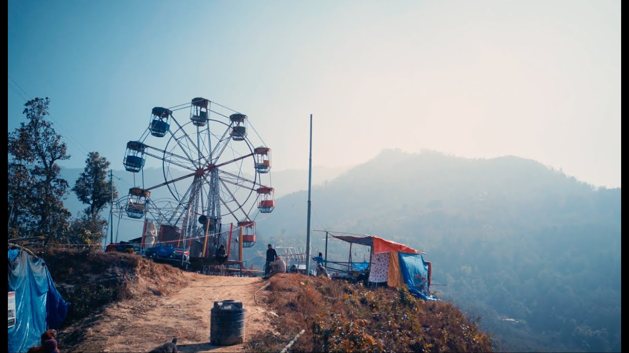 A Dark Cinematic Village Mela with only 100 People