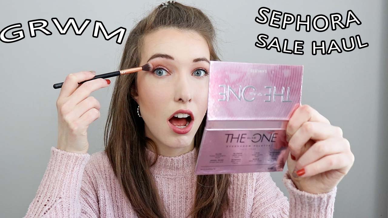 get ready with me | Sephora sale haul + where I've been