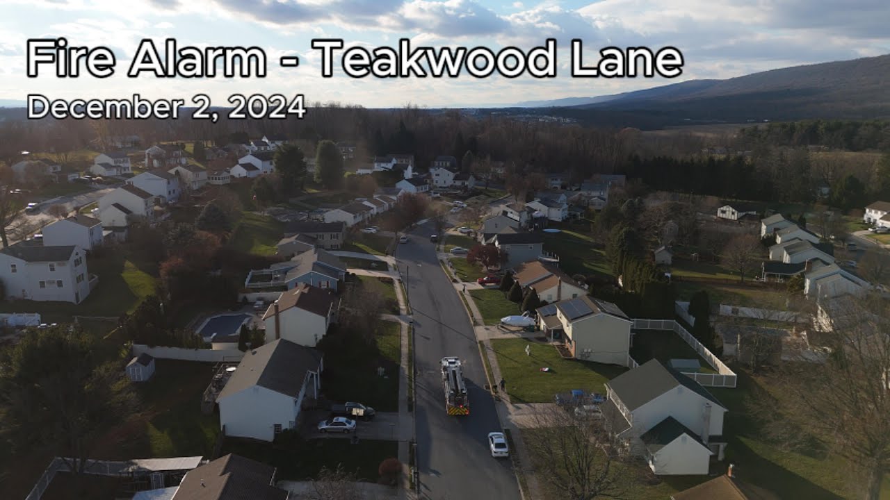 House Fire - Teakwood Lane (December 2, 2024)