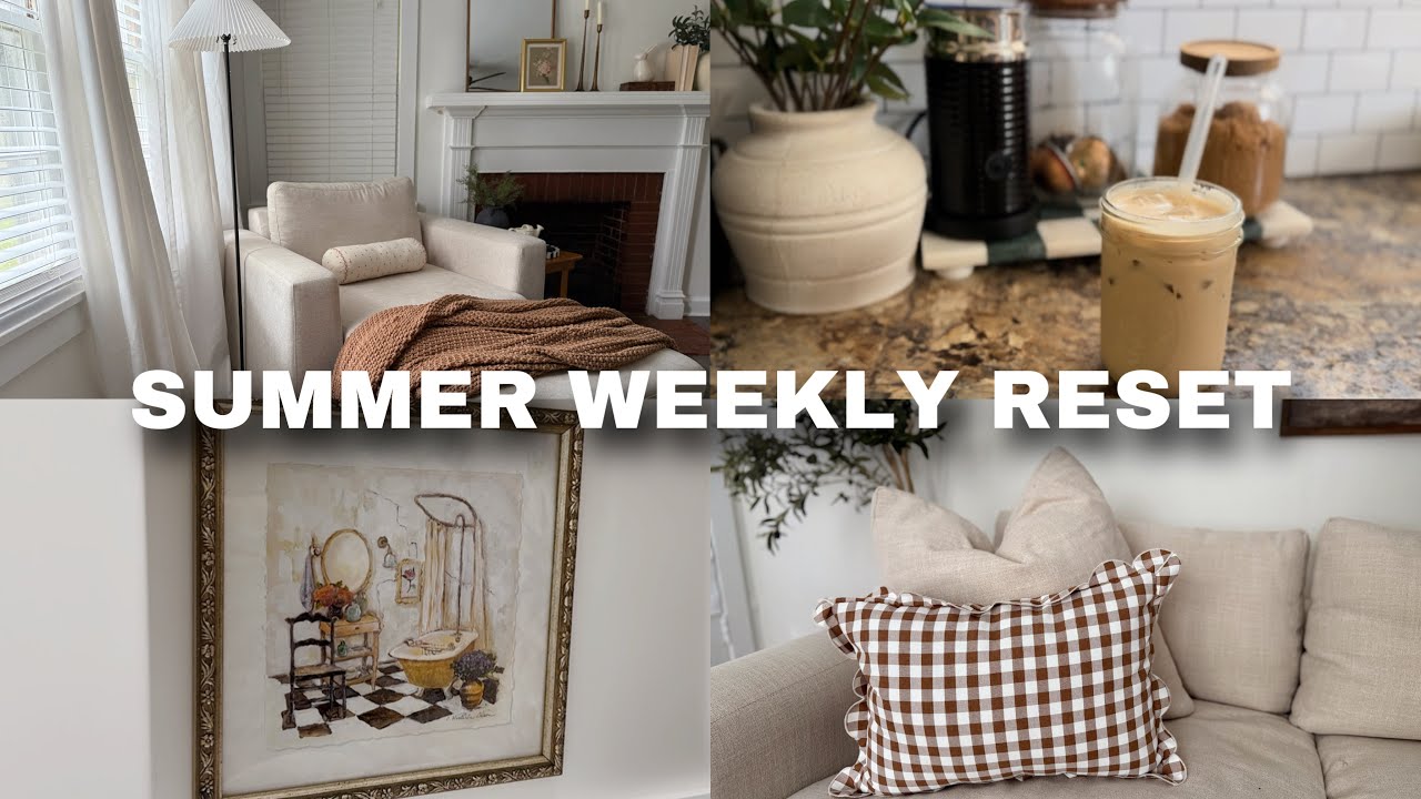 NEW!! 2025 WEEKLY RESET / EXTREME CLEANING MOTIVATION / SUMMER REFRESH
