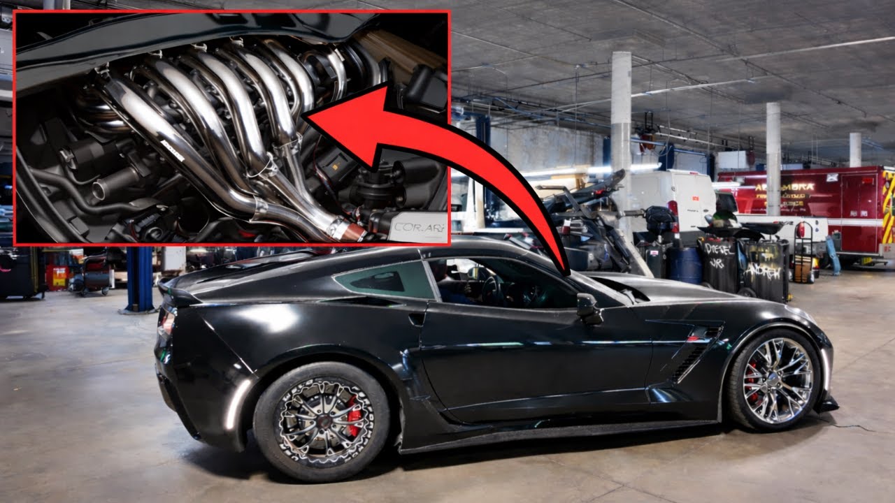 I MADE MY C7 Z06 WAY TOO LOUD | CORSA HEADERS + BEADLOCK