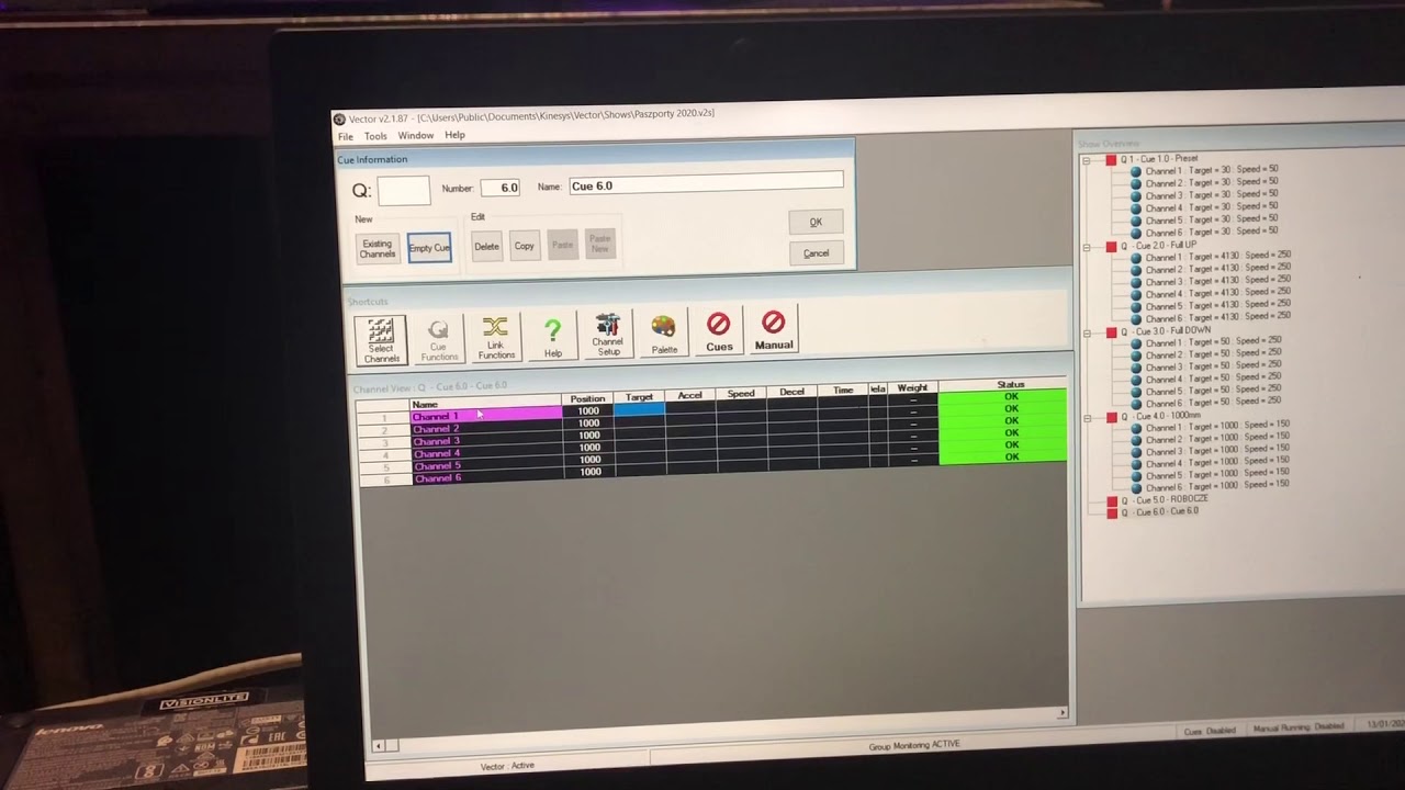 Short Kinesys system and Vector software explanation video