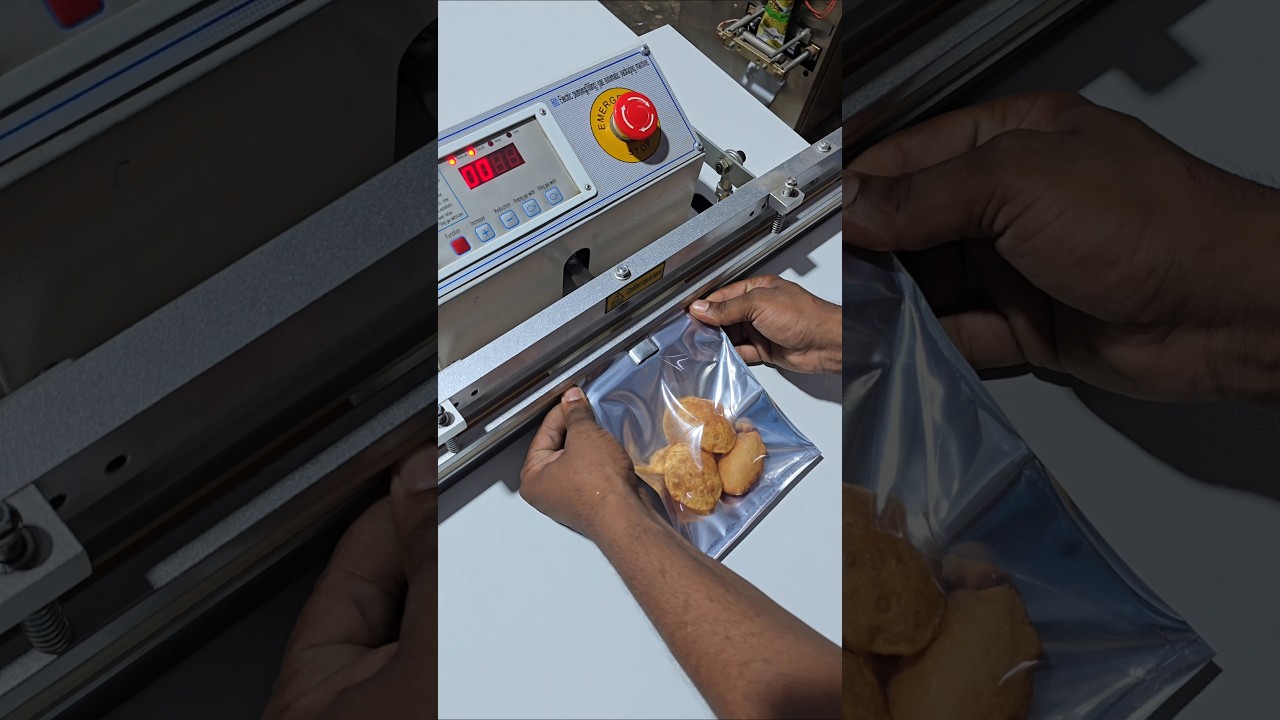 Vacuum Plus Nitrogen Filling Machine, Outer Vacuum Packing Machine #machine #shorts #newbusinessidea