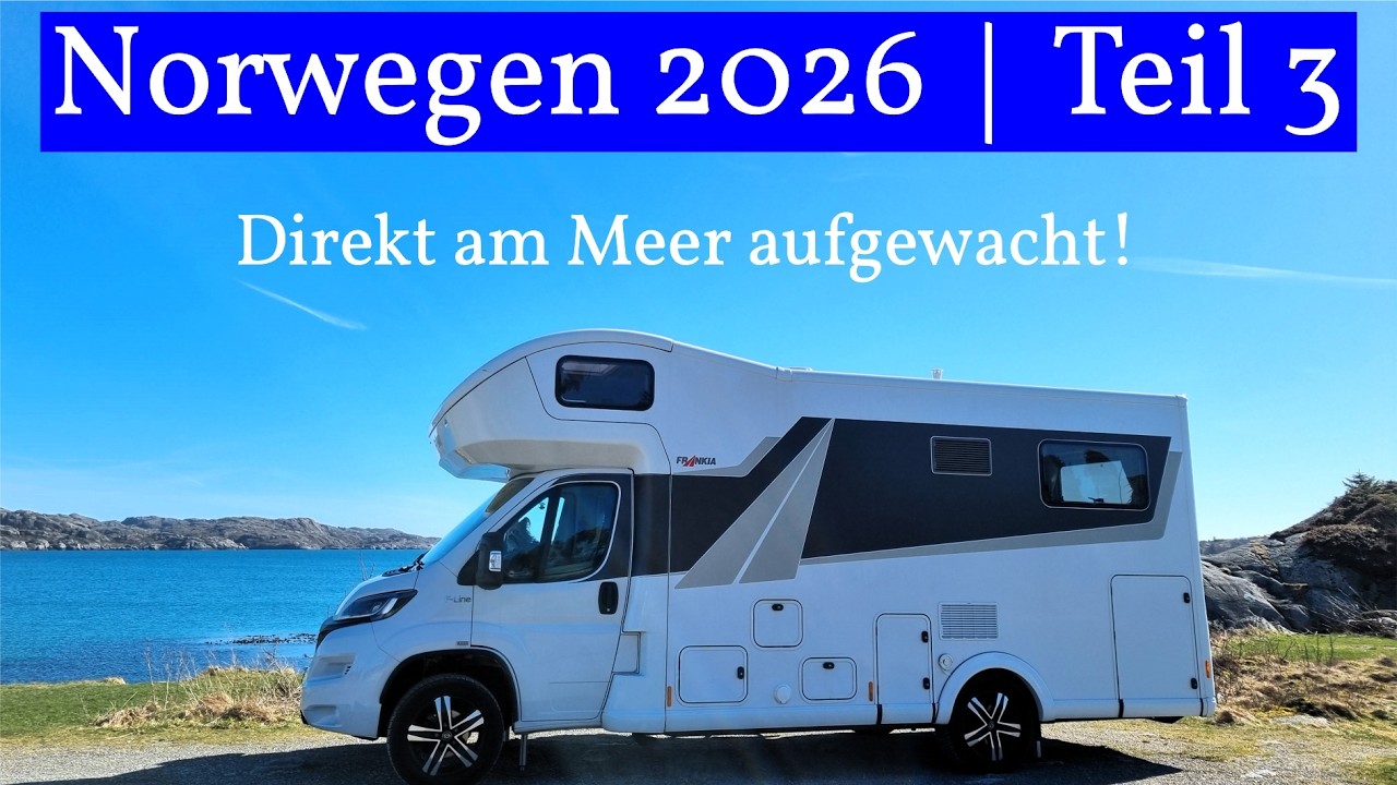 Norway 2026 🇳🇴 Dream campsite by the sea, Trollpikken hike & beautiful scenic route 🚐💨