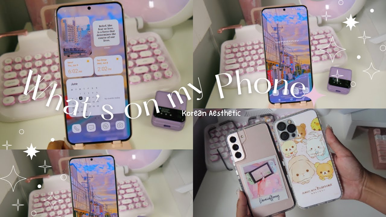 What's On My Phone | Samsung Galaxy S22+ Aesthetic Setup | Aesthetic Wallpapers & Apps
