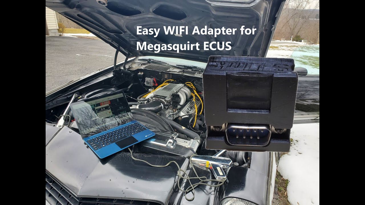 Adding WIFI to a MegaSquirt ECU, the plug and play adapter way