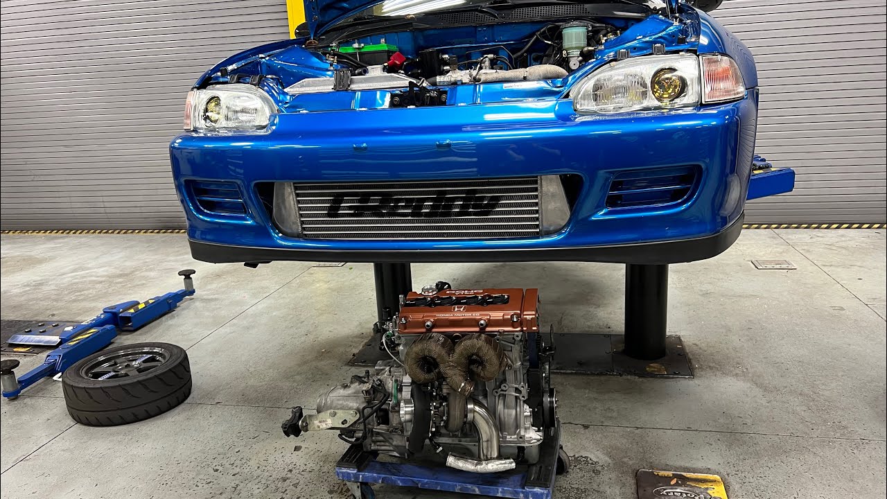Honda Civic EG Hatchback 1992 Turbo — первый запуск 600-сильного турбодвигателя | Удивительные ре...