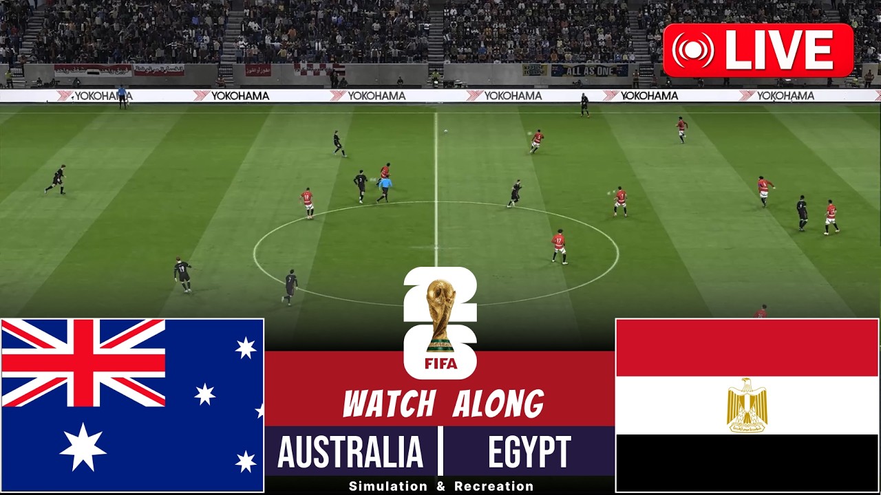 Australia vs Egypt | FIFA World Cup 2026 I Full Match Streaming | Video Game Simulation