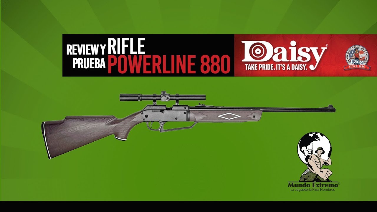 Review y Prueba Rifle Powerline 880 Daisy  |  Mundo Extremo