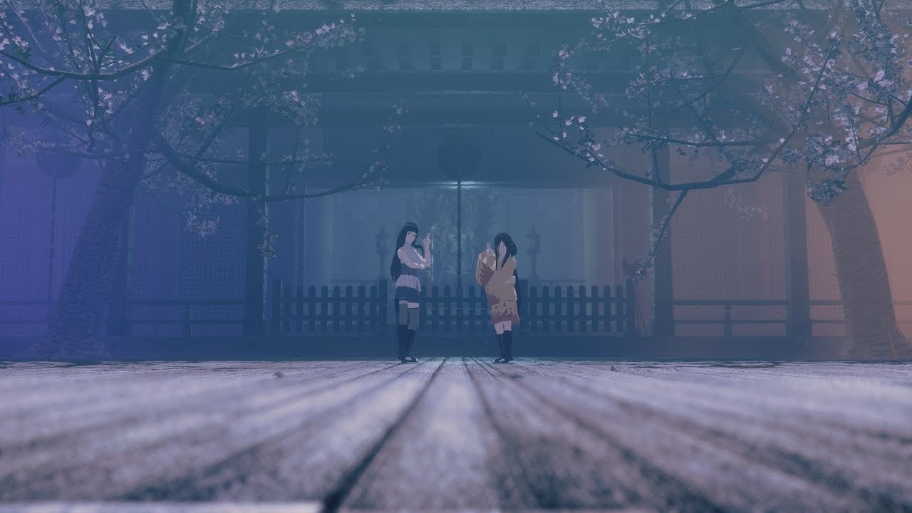 【MMD Naruto】Hinata/Hanabi  宵々古今