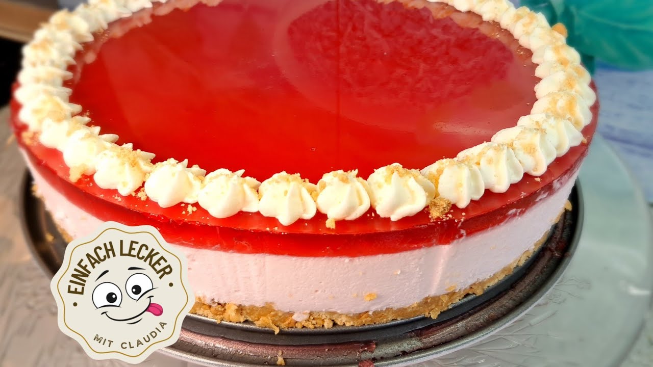 erfrischende Wackelpudding-Torte 😍rot,gelb oder grün?
