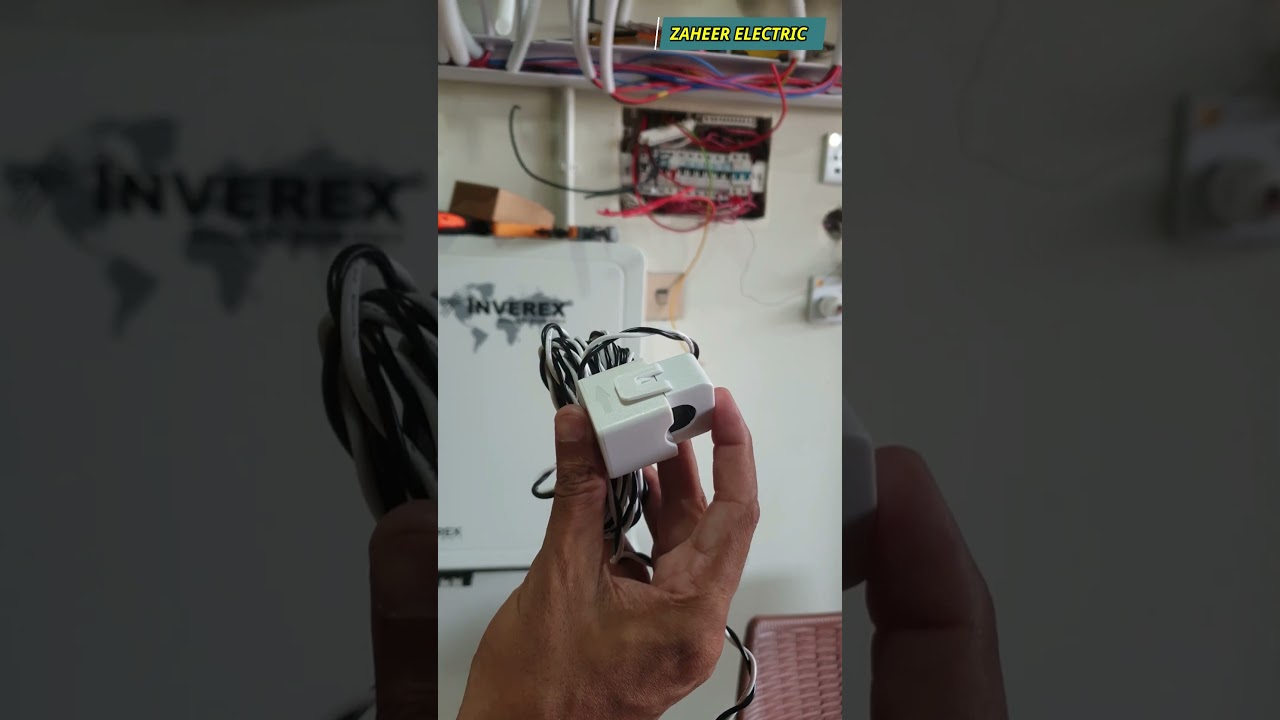 how to install ct with inverex nitrox #shorts  #electricalbasics #solarenergy