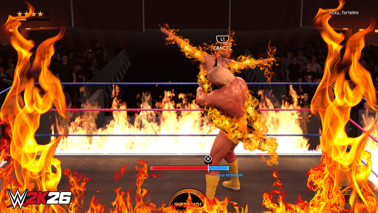 I Tried Lighting Vince McMahon on FIRE in an Inferno Match In WWE 2K26! LOL
