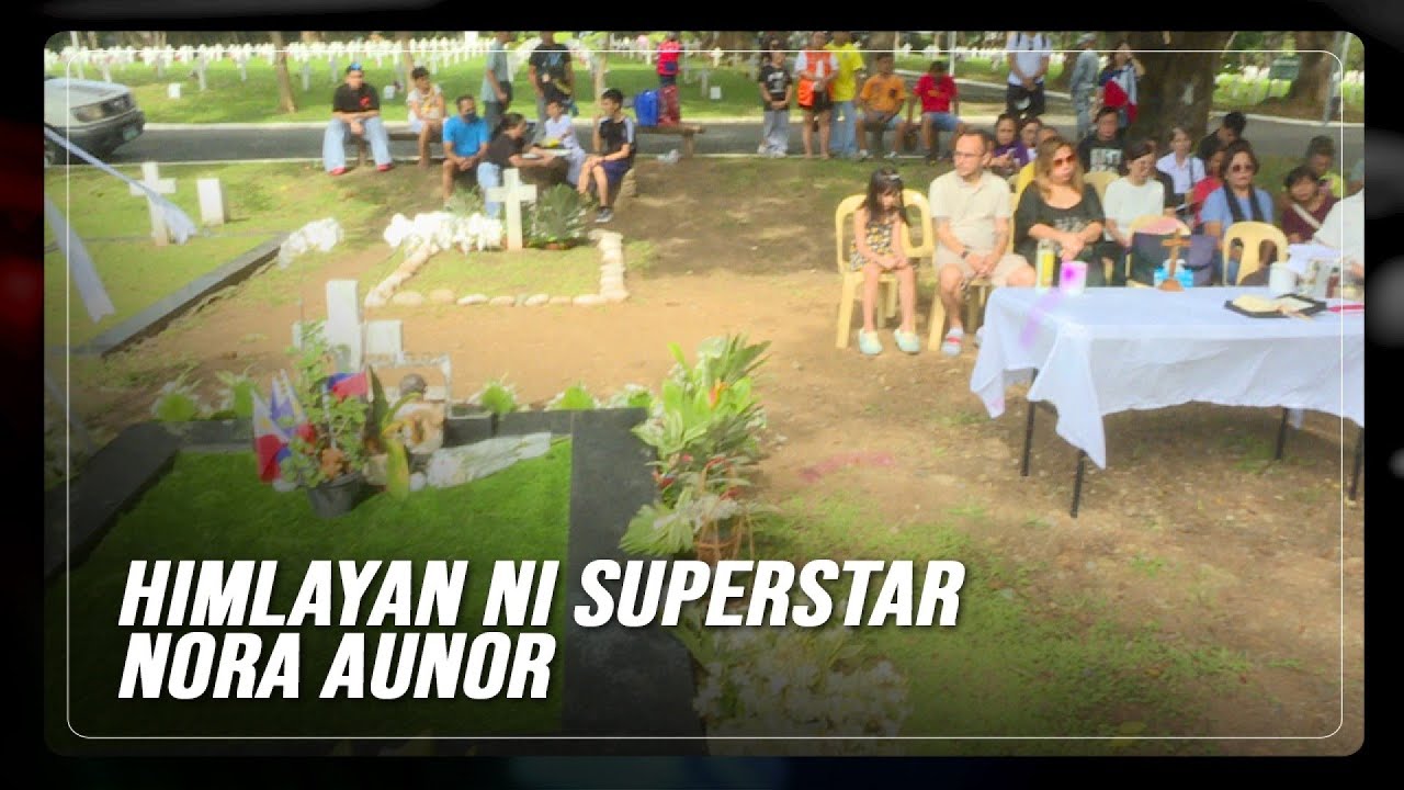 Himlayan ni Superstar Nora Aunor binisita ng pamilya at fans | ABS-CBN News