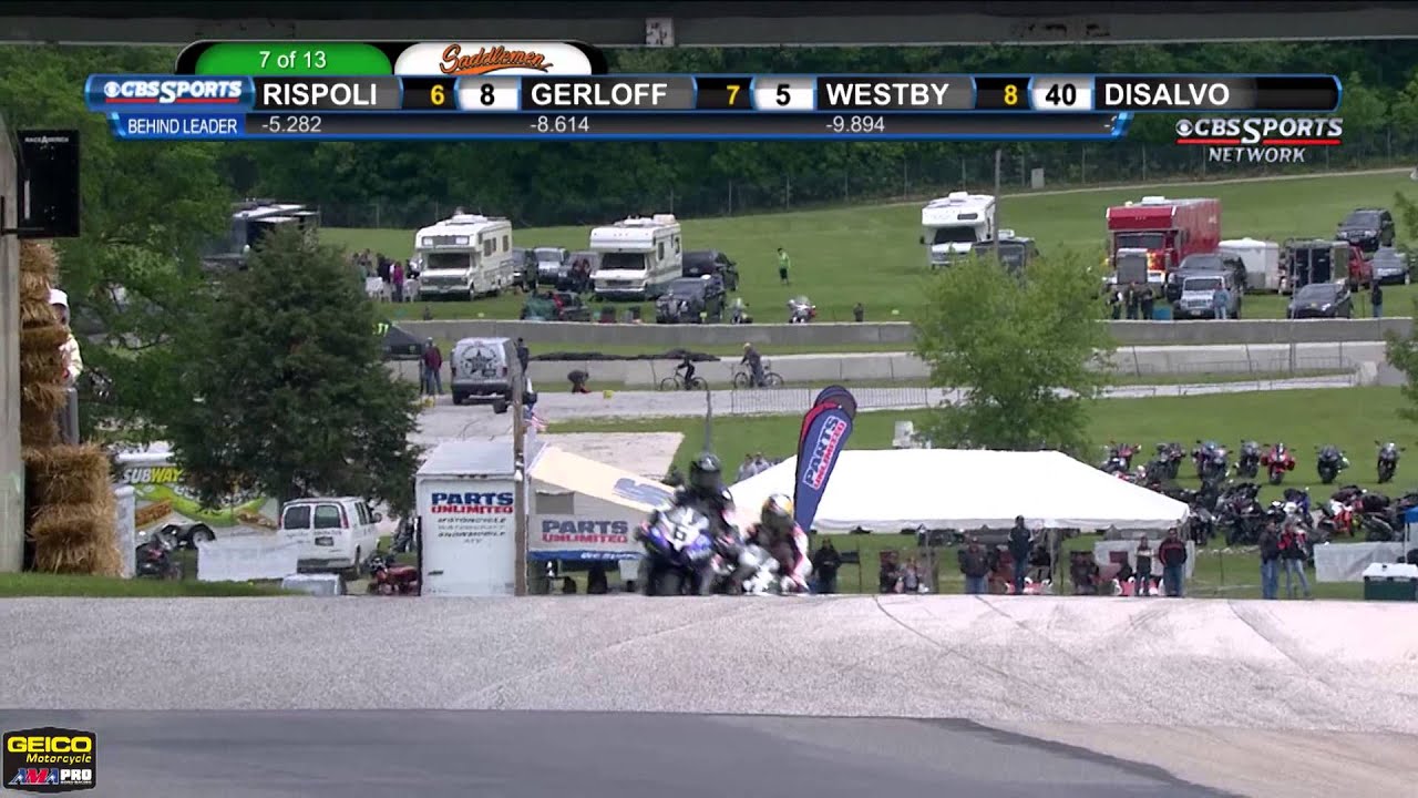 AMA Pro GoPro Daytona SportBike Race 2 FULL Race (HD) - Road America 2013