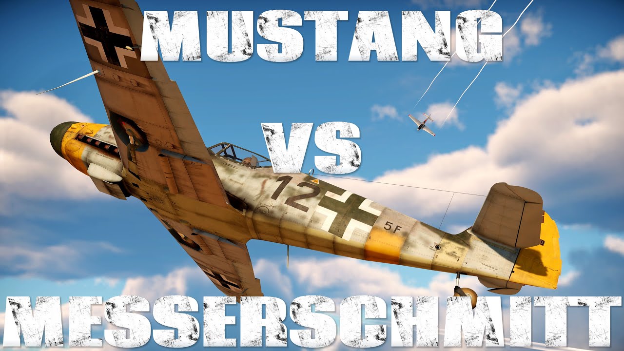 BF-109 VS P-51 Mustang | Dogfight | War Thunder