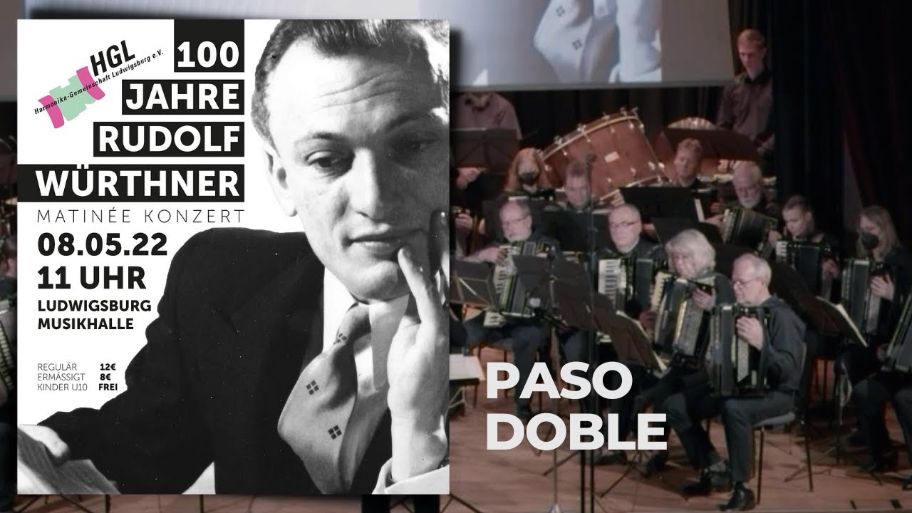 HGL 1. Orchester | Paso Doble | 100 Jahre Rudolf W&uuml;rthner | Matinee Konzert 2022