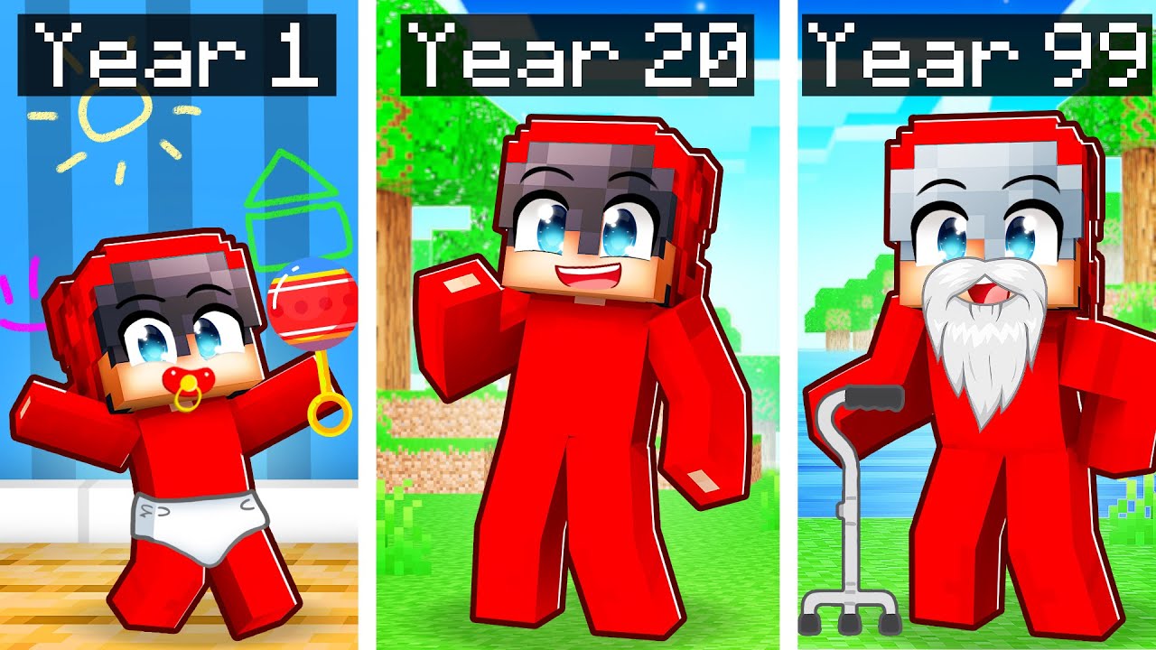 Выжить 99 лет в Minecraft!