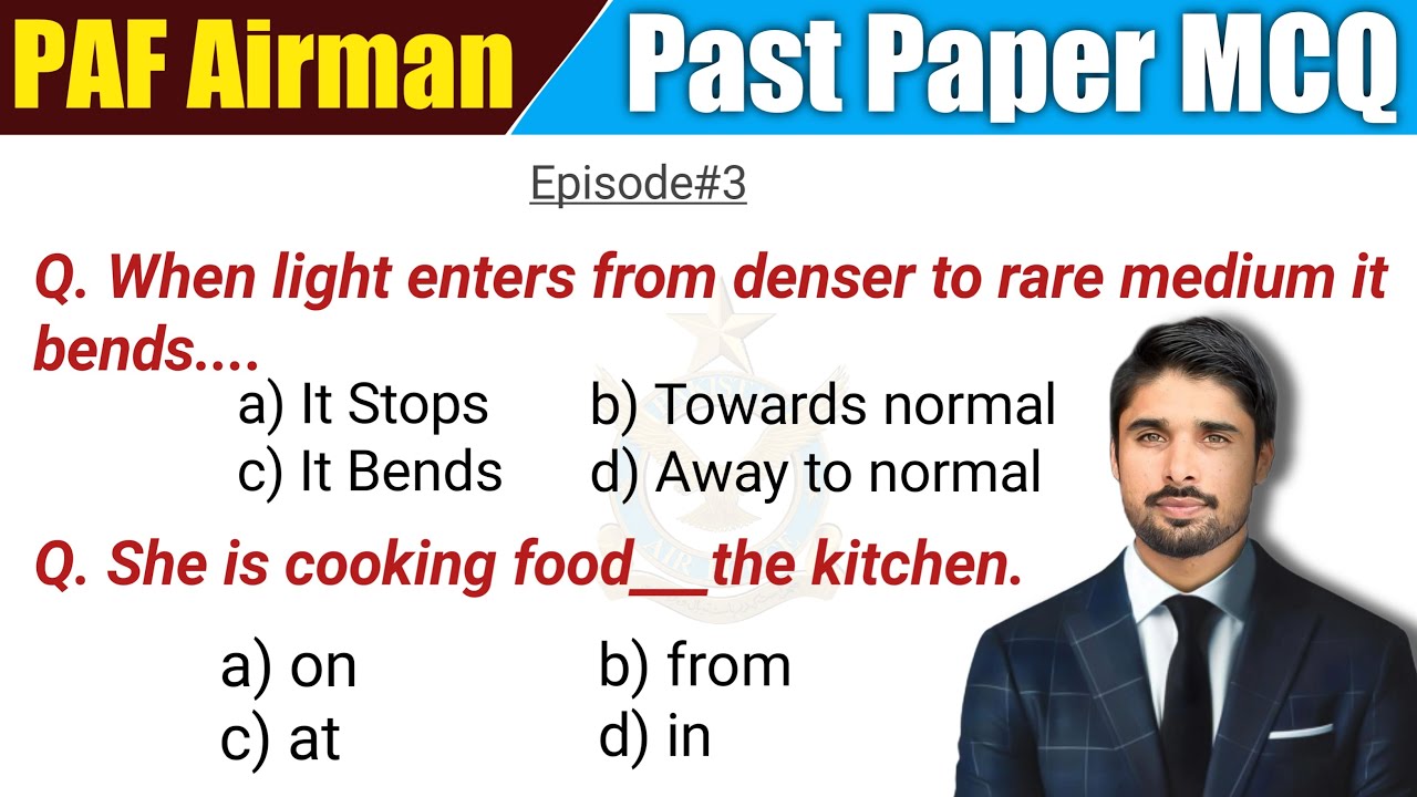 Ep#3 PAF Matric Base Airman Preparation | Most Repeated Academic MCQs | Past Paper Experience