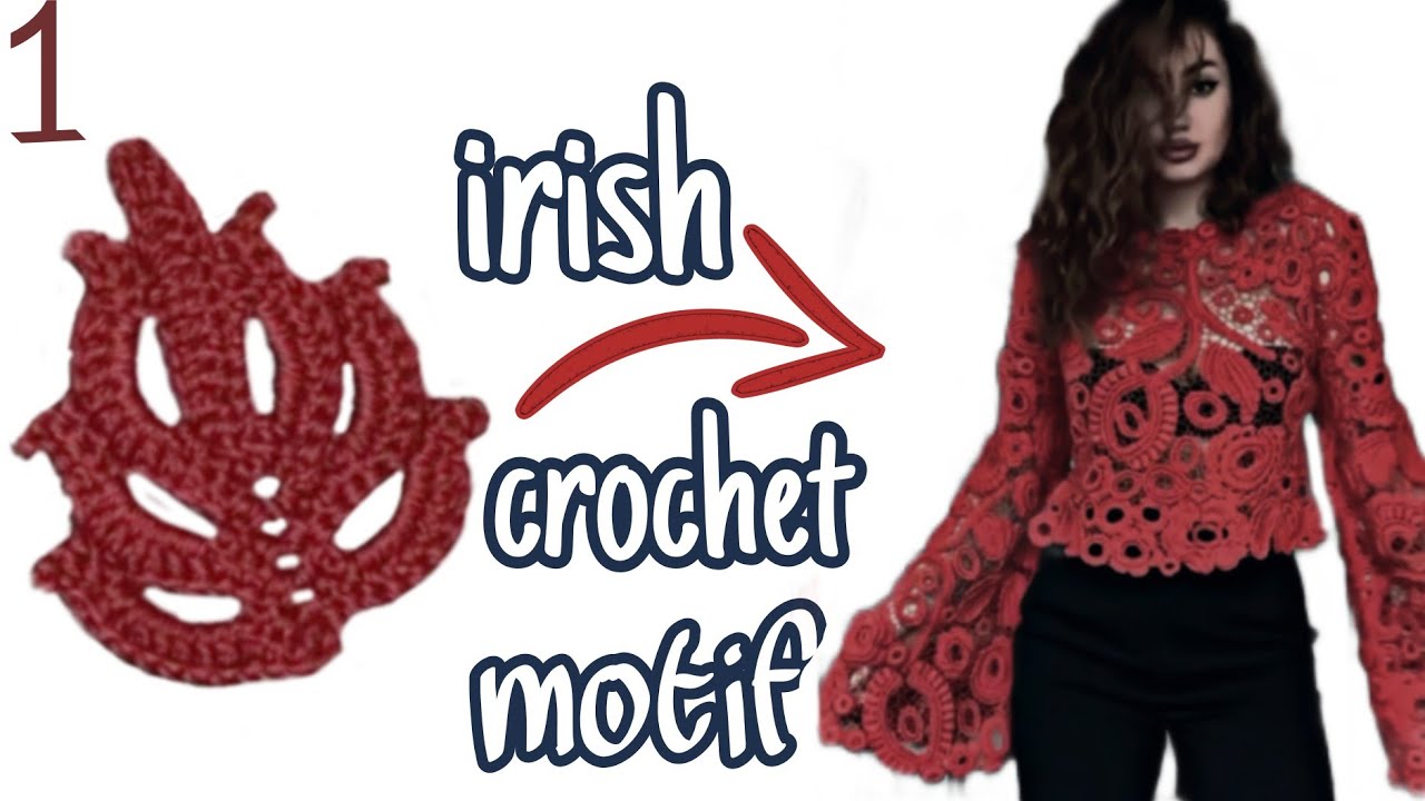 How to Crochet an Irish Lace Motif | Irish Crochet Tutorial