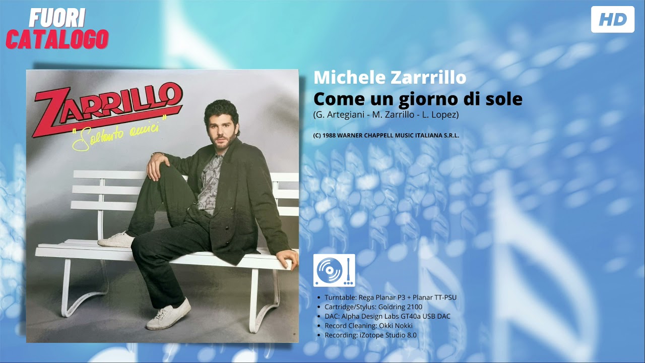 Michele Zarrillo - Come Un Giorno di Sole [HD-Audio]