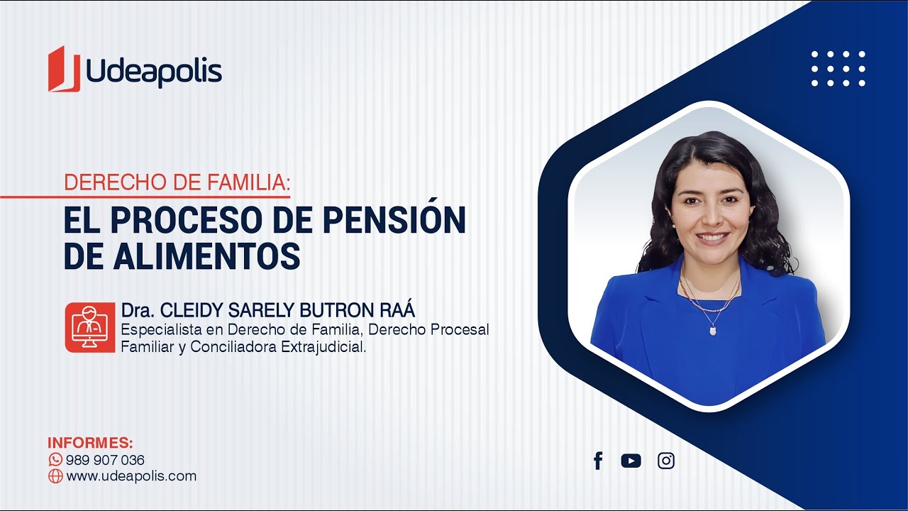 El Proceso de Pensión de Alimentos | Cleidy Sarely Butron Raá