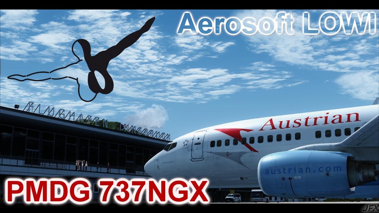FSX | PMDG 737NGX Landing @ Innsbruck Airport