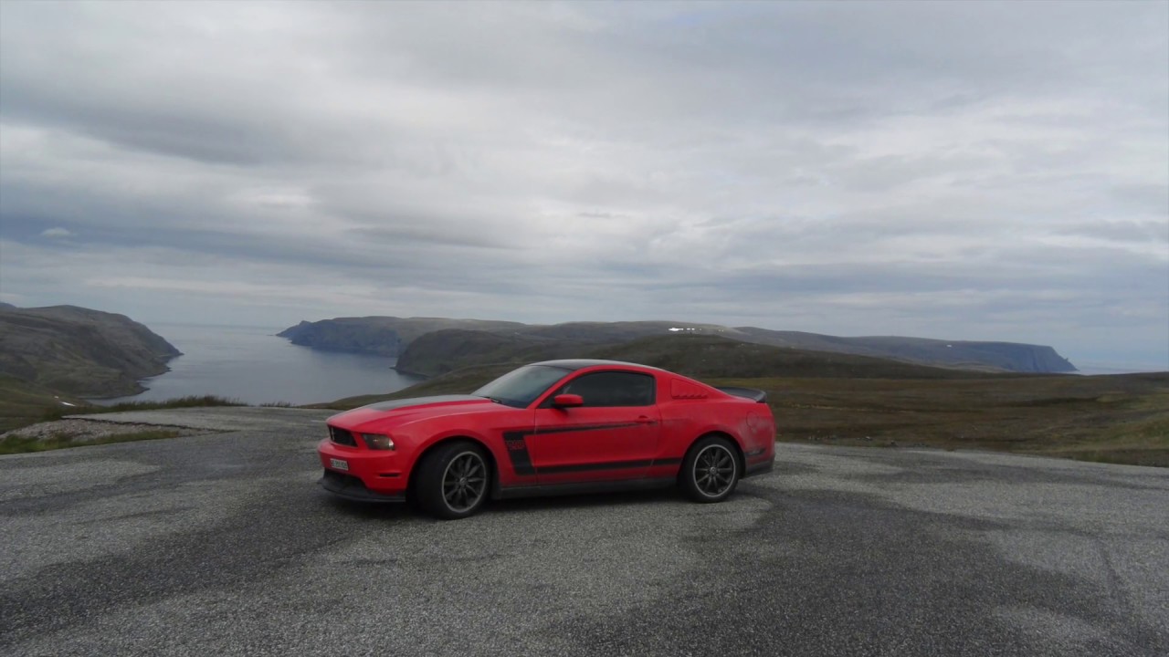 Roadtrip with my Mustang Boss 302 in Norway /FV17 /Lofoten/ Cape North
