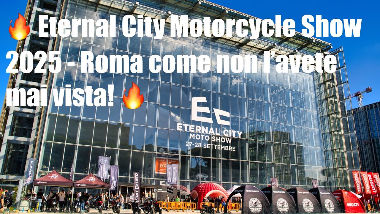 🔥 Eternal City Motorcycle Show 2025 - Roma come non l’avete mai vista! 🔥 #custom #biker #rome