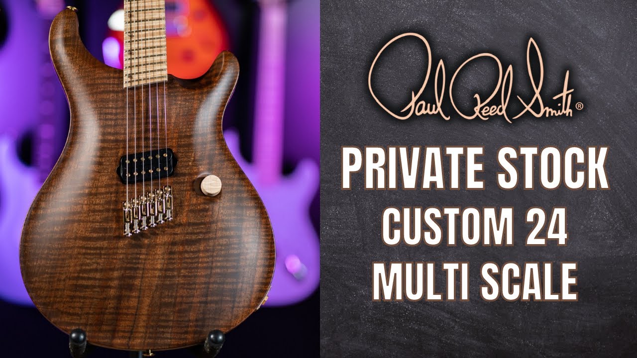 PRS Private Stock Custom 24 Multi-Scale 6-String One Piece Figured Walnut