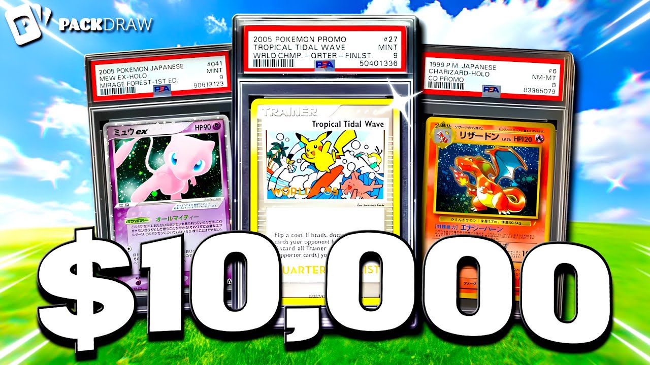 THE BIGGEST PACKDRAW UNBOXING OF MY LIFE! ($10,000+ OPENING...)