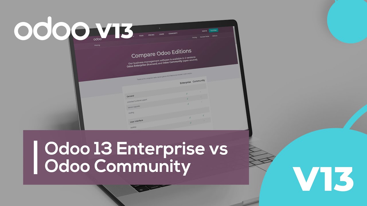 What are the differences between Odoo 13 Enterprise and Community