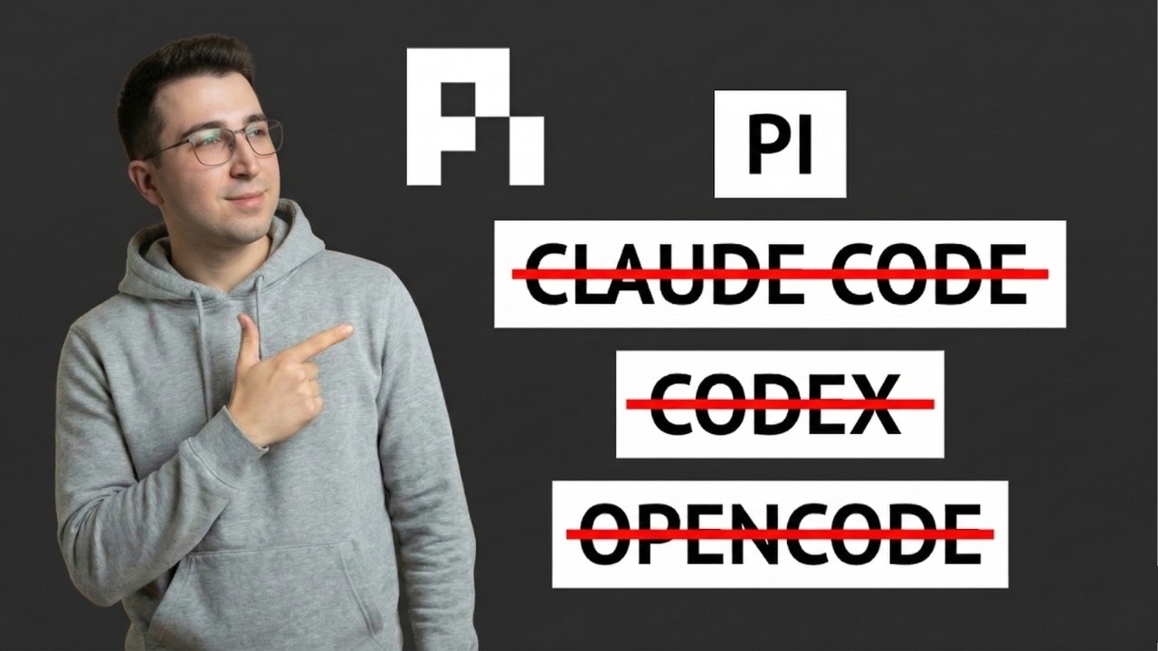 Pi Kodlama Ajanı - ÇOK DAHA İYİ (Claude Code, Codex, OpenCode alternatifi)