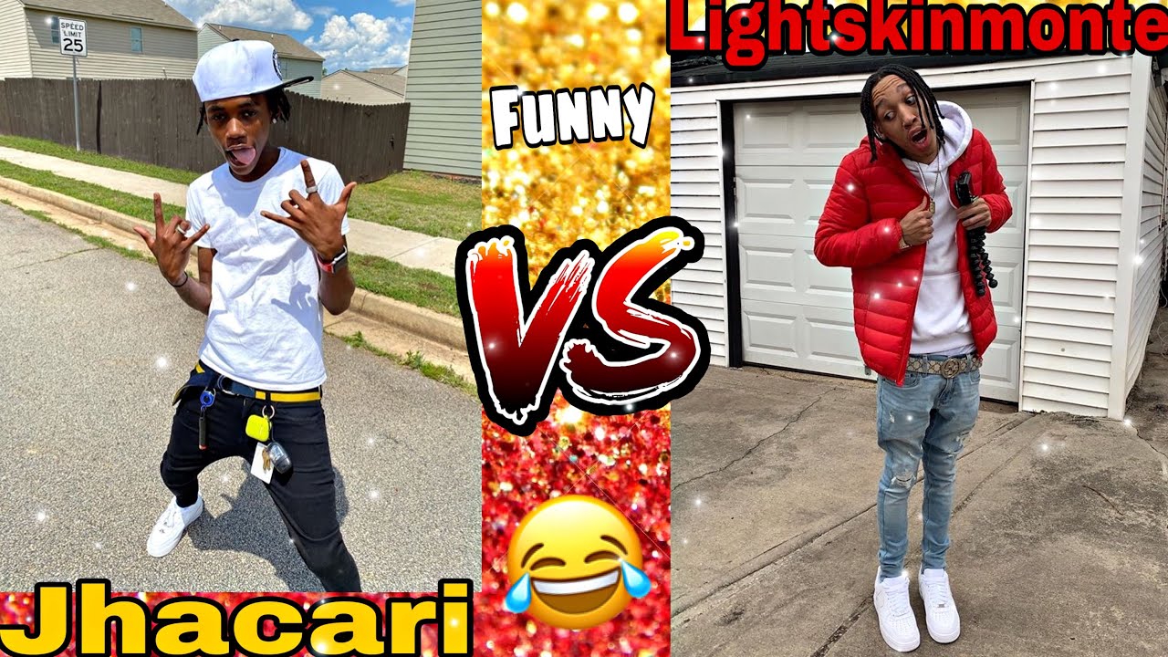 Jhacari vs lightskinmonte (funny) must watch 😂