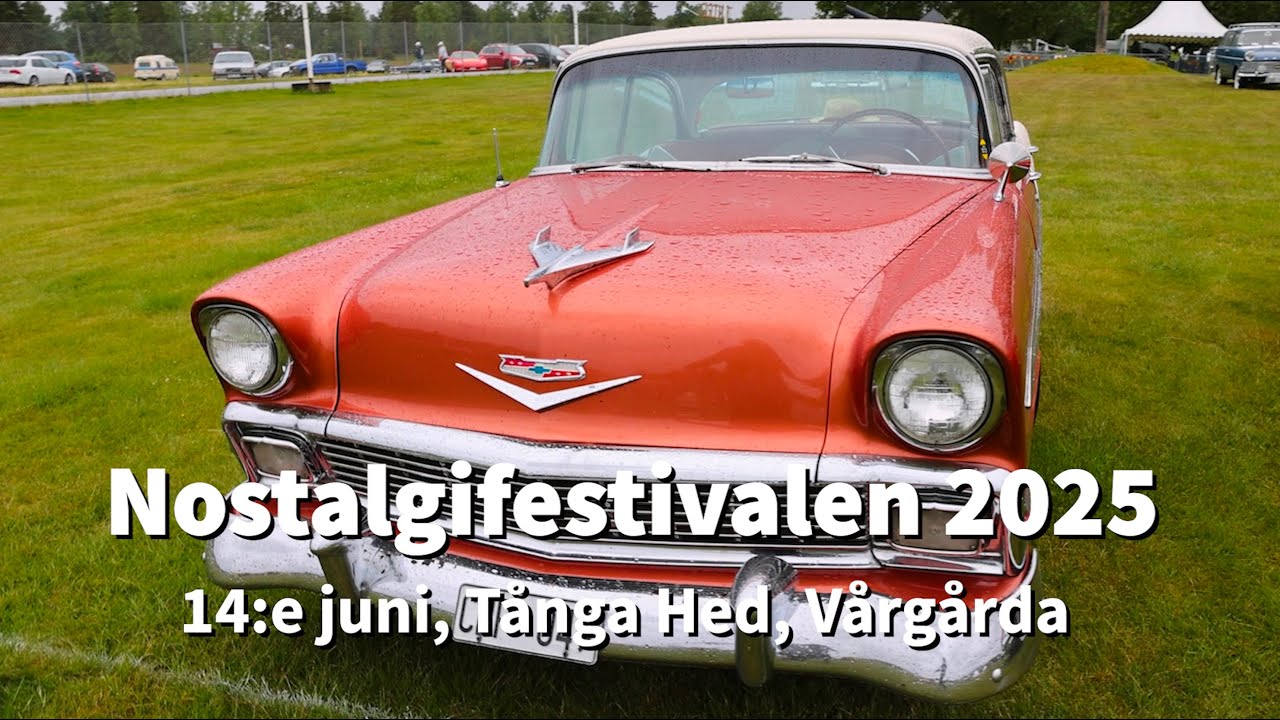 Nostalgifestivalen i Vårgårda, 14:e juni 2025