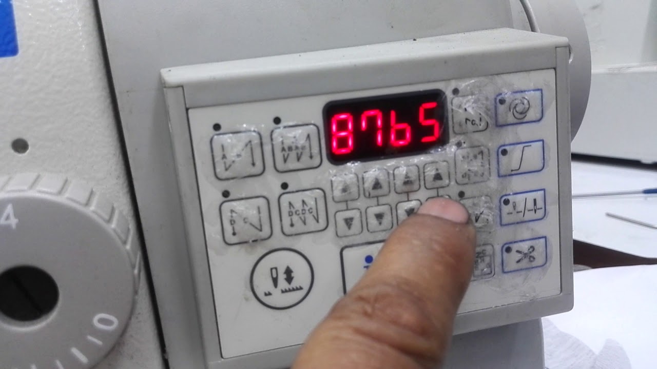 RECTA DDL_8700B7 JUKI electronica motor incorporado ¿Como 