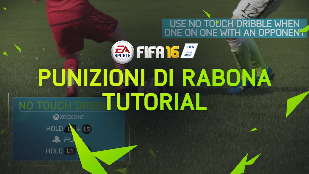FIFA 16 - Tutorial Punizioni di Rabona - Sub Ita