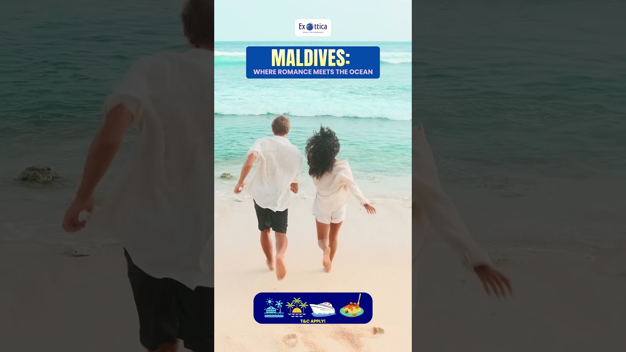 Maldives: Where romance meets the ocean. maldives travel package | Exottica Travels Pune
