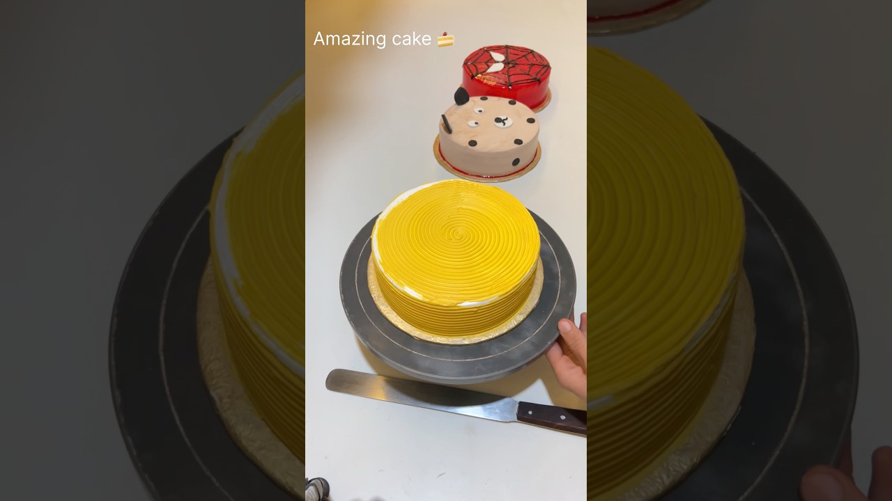 Relaxing Cake Decorating Vedio 🎂#cake#cakeshorts