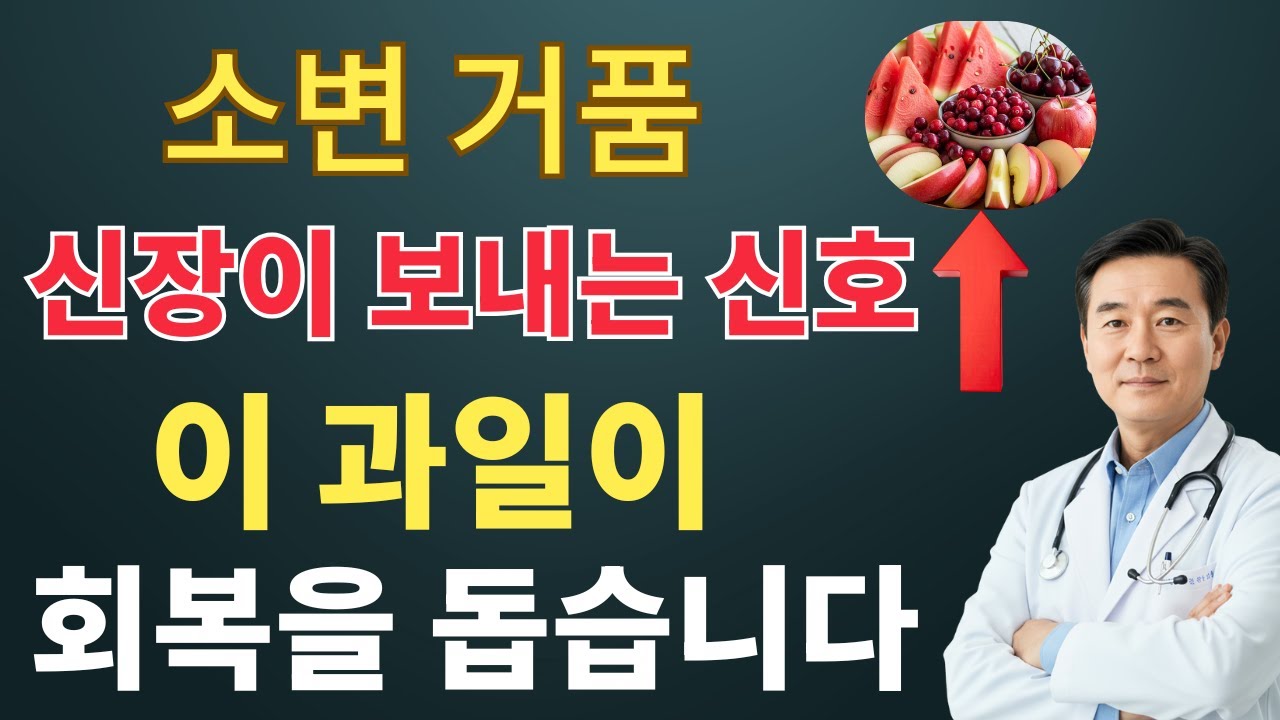소변에 거품이 있다면 이 과일을 매일 드세요 – 30년 경력 신장 전문의의 회복 비결