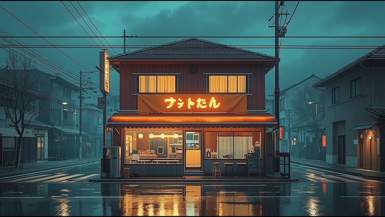 You're Walking Home Under Soft Rain II Calm Lofi Mix