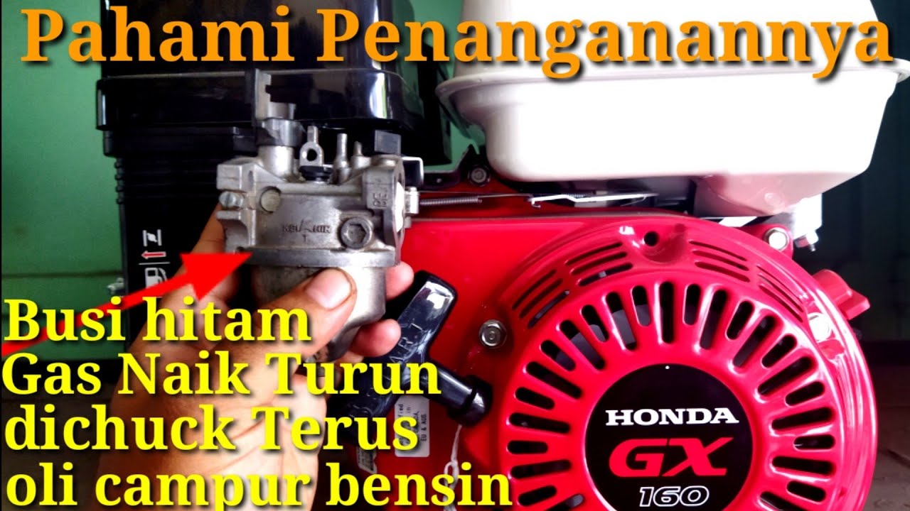 Разберитесь в проблеме карбюратора Honda GX 160.