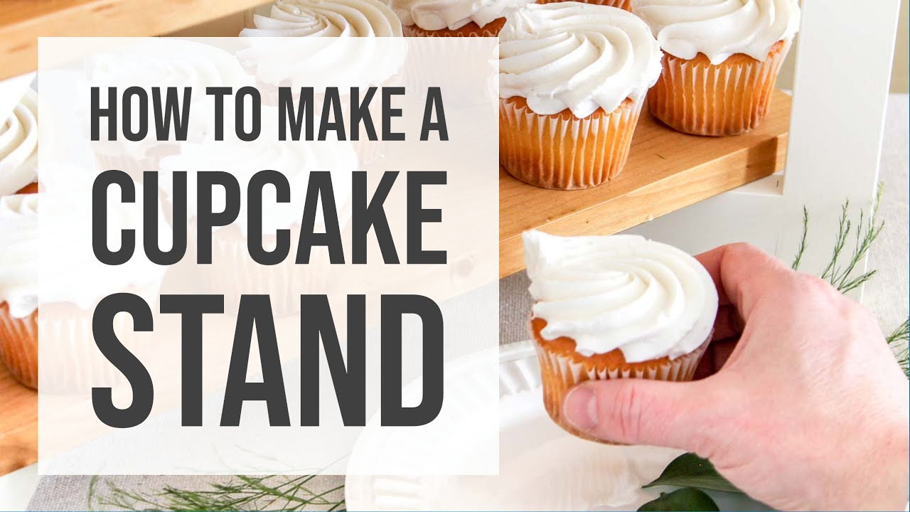 DIY Folding Cupcake Stand