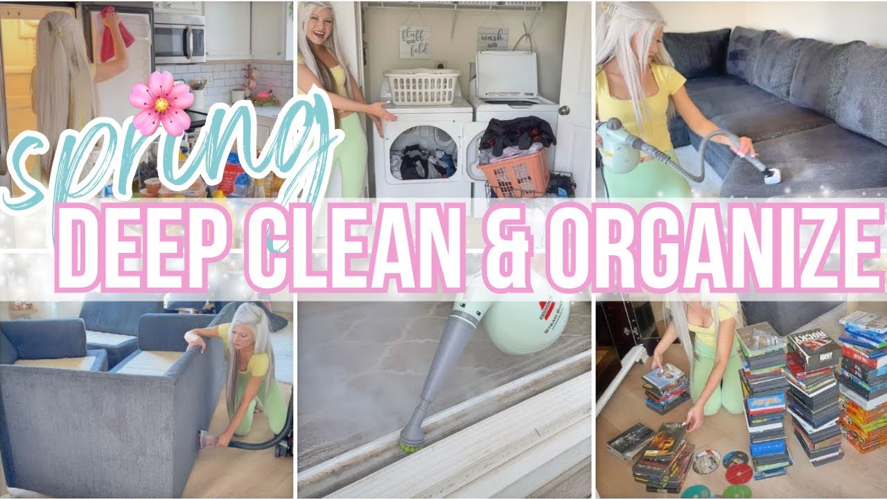 *NEW* SPRING DEEP CLEAN & ORGANIZING MOTIVATION // WHOLE HOME CLEAN DECLUTTER & ORGANIZE PART 3