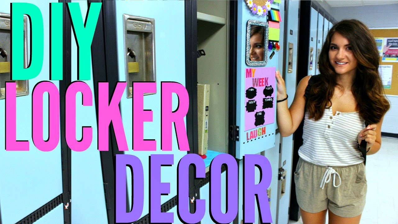 BACK TO SCHOOL: LOCKER DECORATIONS + DIY LOCKER DECOR