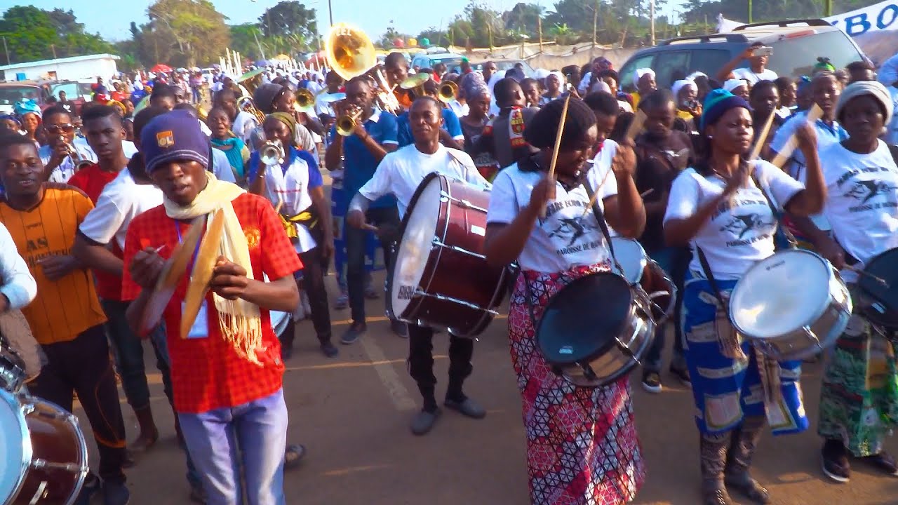 L'ambiance avec les fanfares de l'église EEC à Hindo | 100 ans | République du Congo