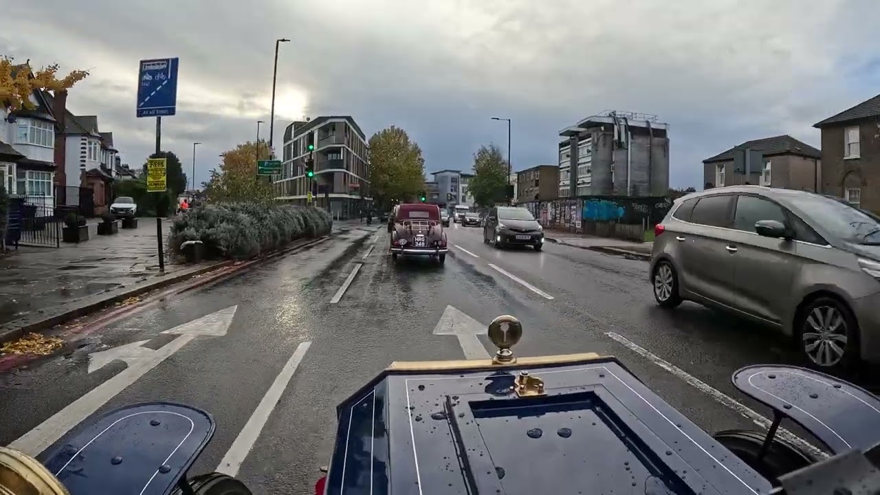 part 3 Humberette 1903 drivers eye view 2025 London to Brighton veteran car run