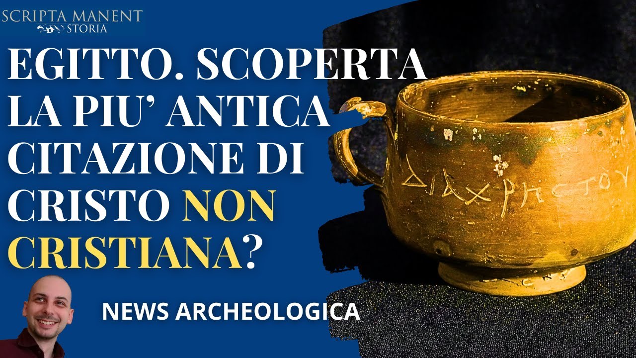 Egitto. Scoperta la più antica citazione di Cristo... non cristiana???