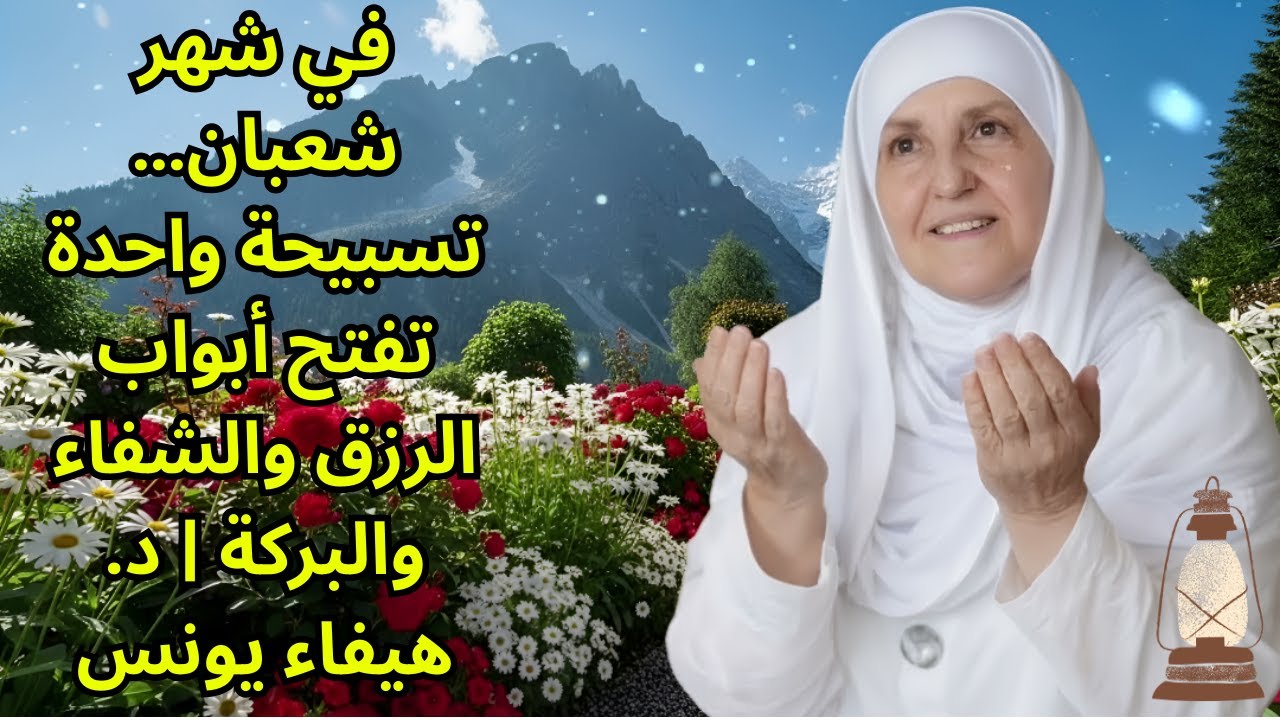 تسبيحة واحدة في شعبان تغيّر حياتك: رزق وشفاء وبركة بإذن الله | د. هيفاء يونس